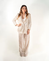 Tailleur Paillettes Avorio