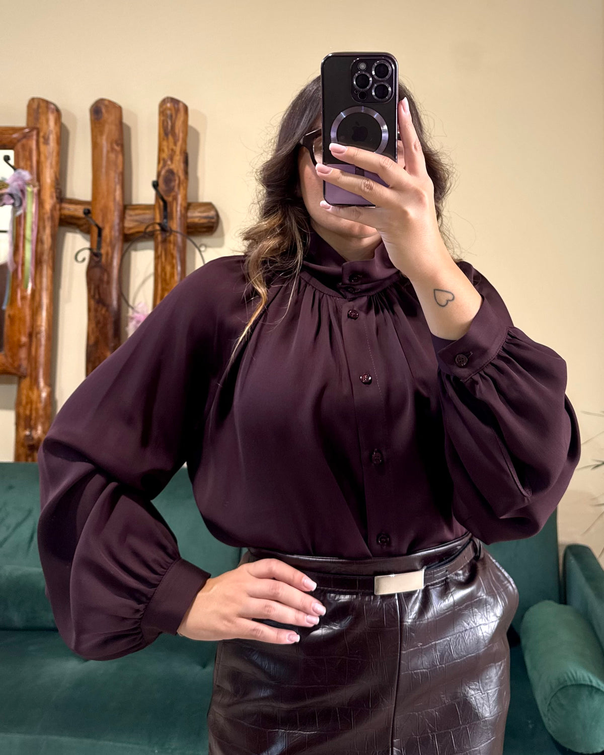 IMPERIAL - Camicia Plum Noir CPC1MJY
