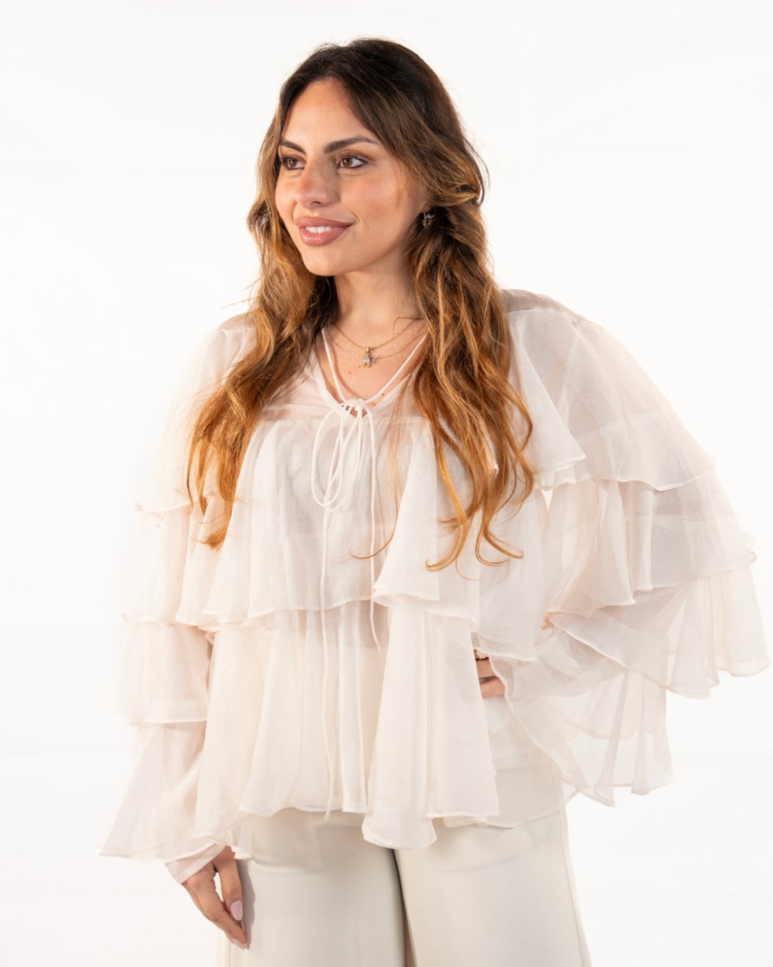 Camicia Romantic Volant